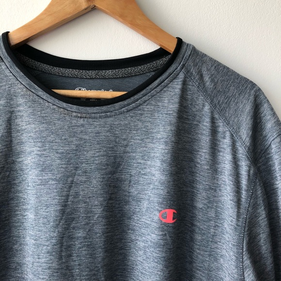 Champion Heather Grey Short Sleeve DriFt Shirt - Picture 3 of 5